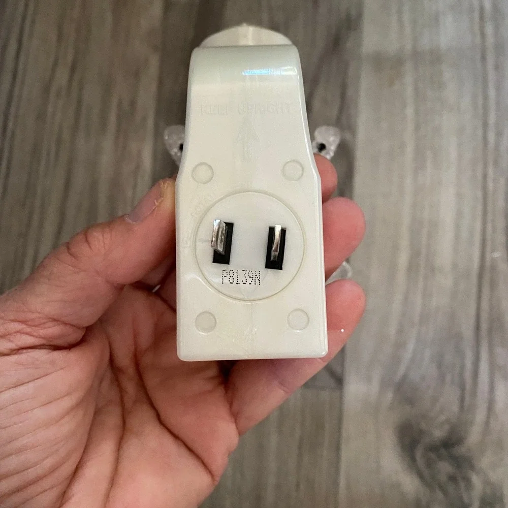 Wallflower Plug In Ghost Boo Silver Glitter Halloween Excellent